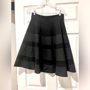 Black A-line Midi-skirt (Pinup Girl Clothing)